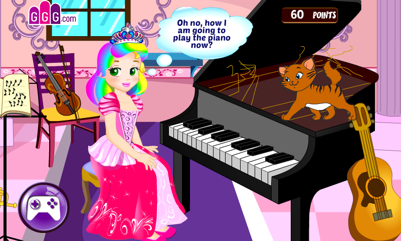 Princess Piano Lesson Game截图3