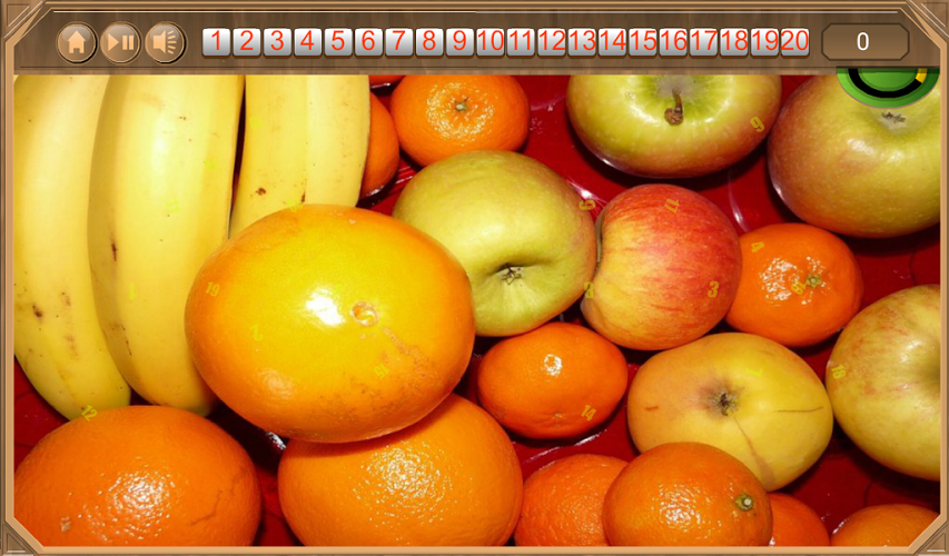 Fruit Baskets Hidden Numbers截图2