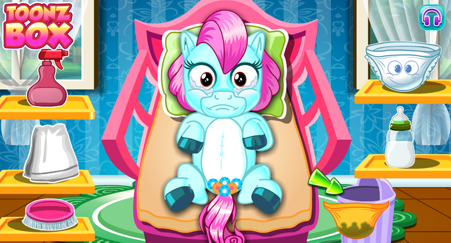 Cute Baby Pony Care Games截图3