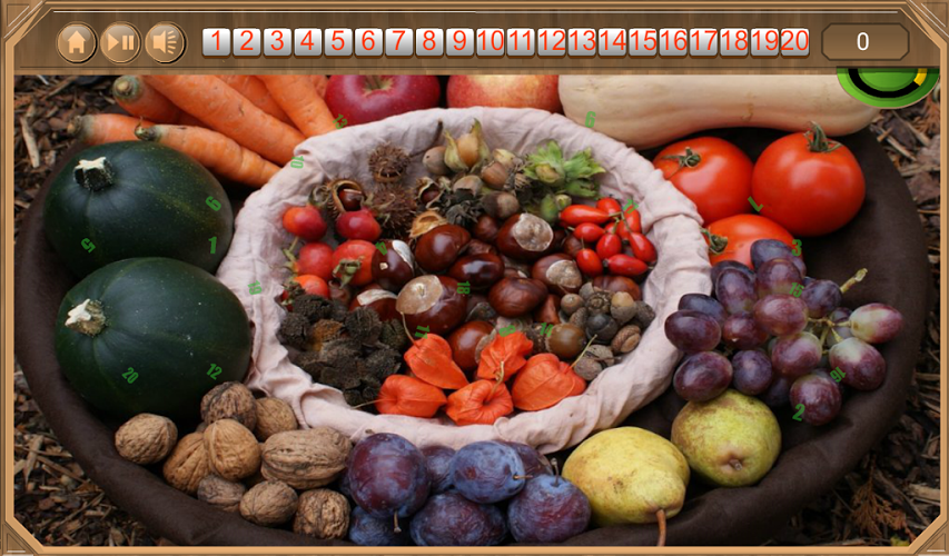 Fruit Baskets Hidden Numbers截图3