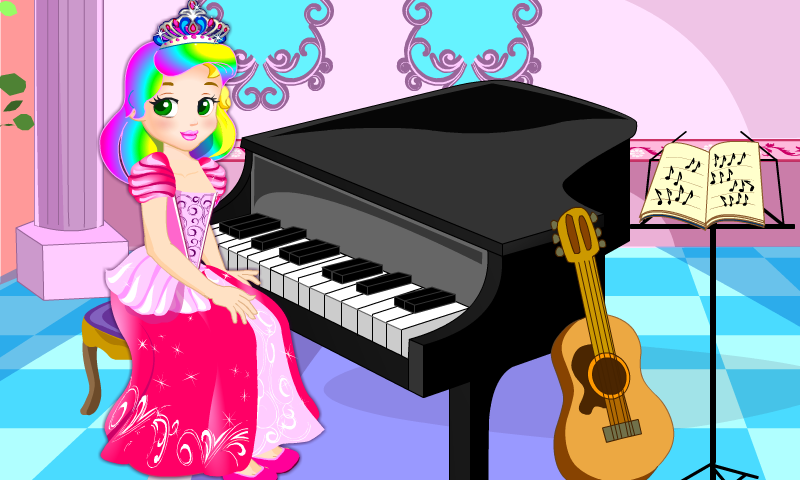 Princess Piano Lesson Game截图1