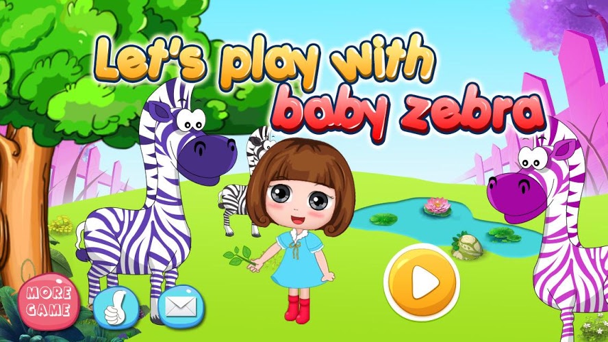 Dora Playtime with baby zebra截图1