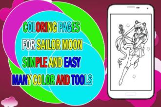 Coloring Pages For Sailor Moon截图2