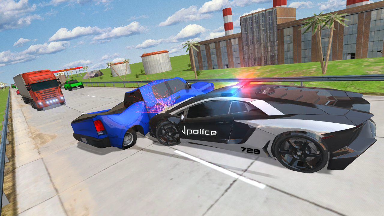 Police Car Traffic截图1