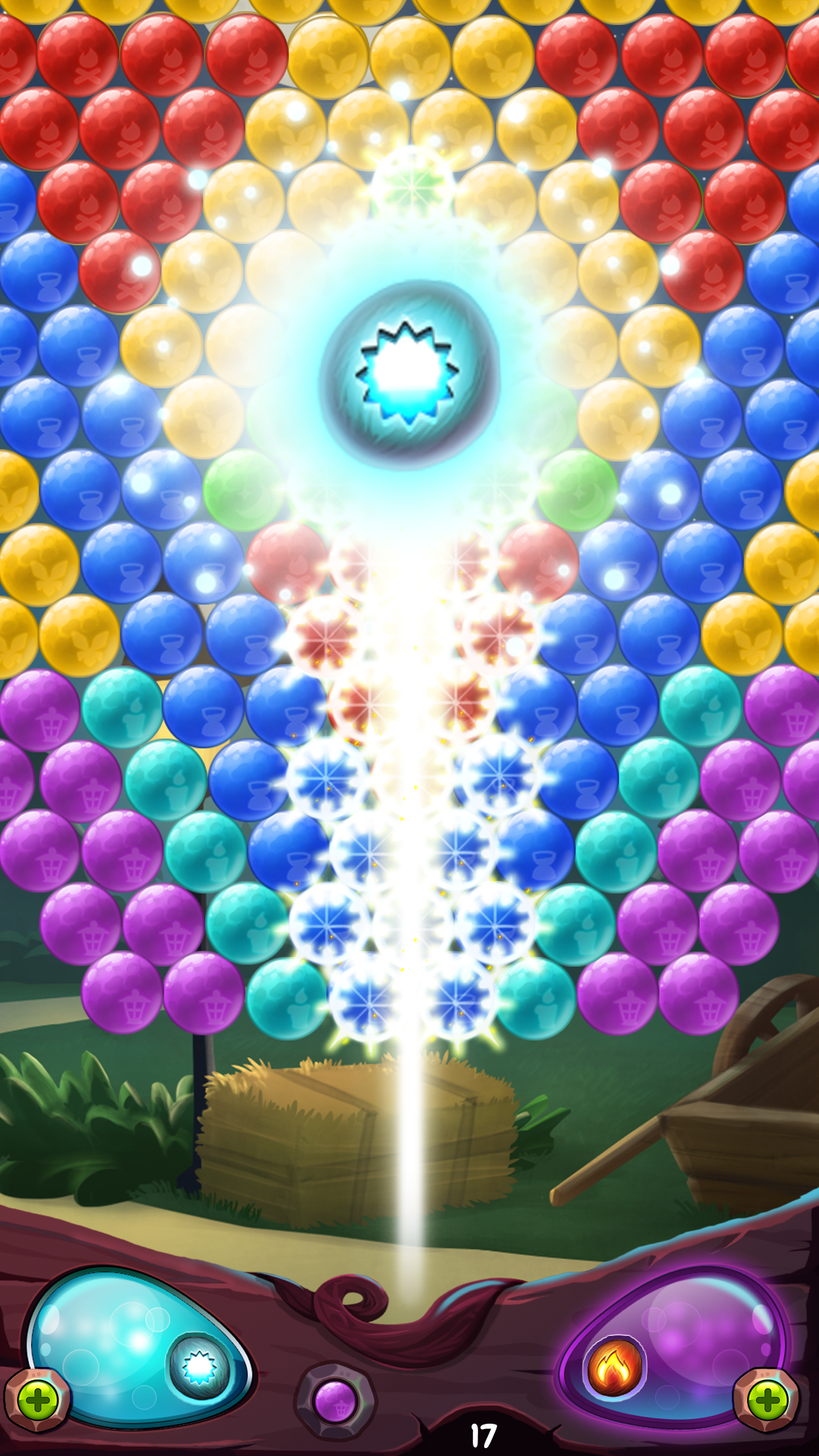 Bubble Shooter Night截图5