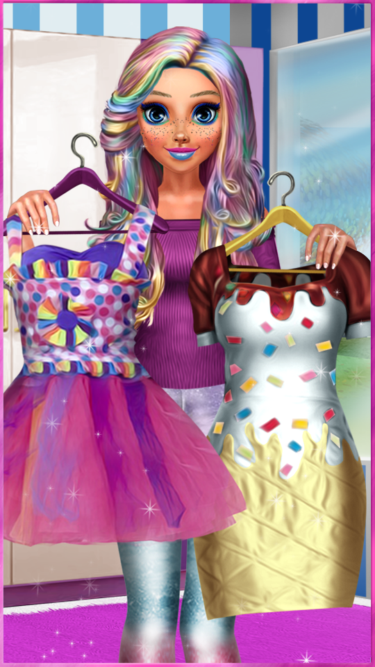 Candy Fashion Dress Up & Makeup Game截图4