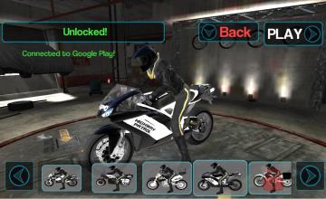 Police Bike Traffic Rider截图2