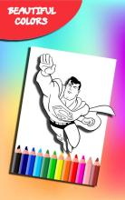 How to color Superheros (coloring game)截图3