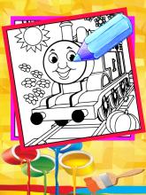 Coloring games thomas adventure截图1