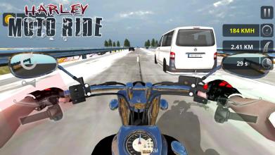 Harley Moto Traffic Ride 2017截图4