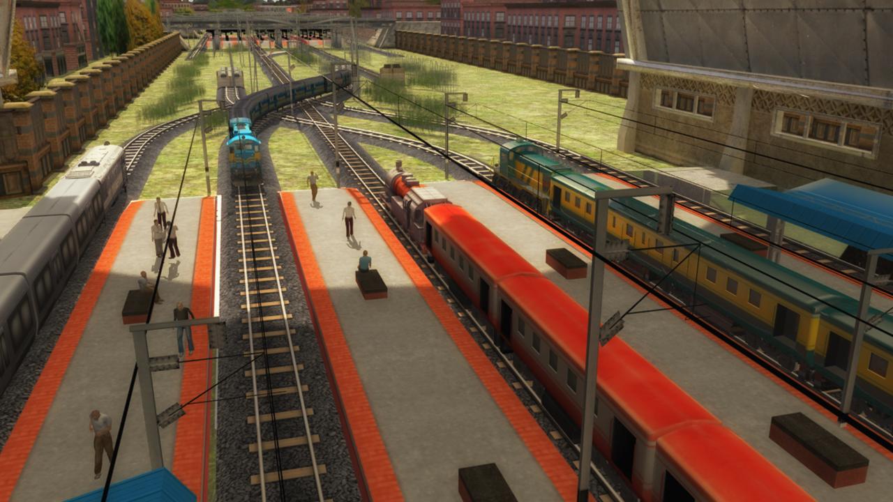 Indian Train Racing Games 3D截图2