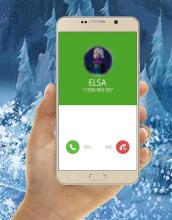 Fake Elsa Call Phone Prank截图1