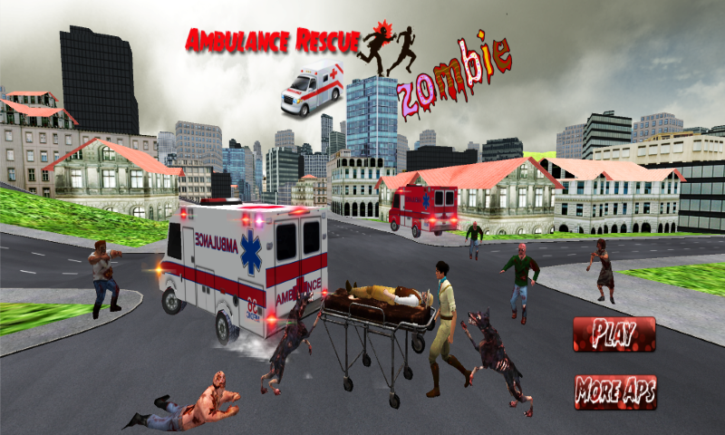 Ambulance Rescue Drive: Zombie截图1