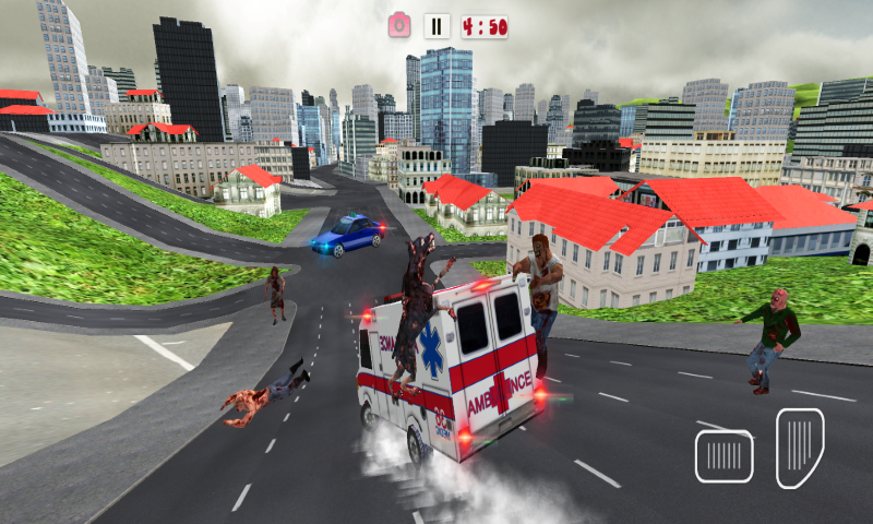 Ambulance Rescue Drive: Zombie截图3