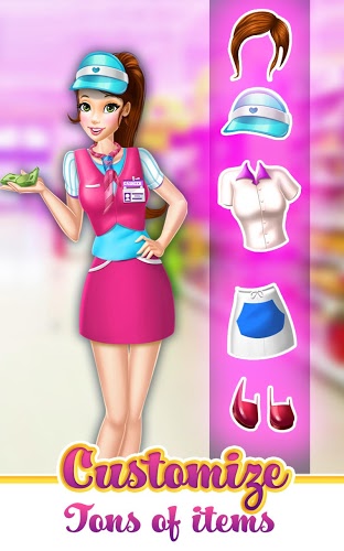 Dress Up Supermarket Cashier截图3