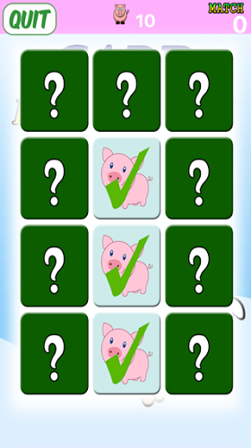 Pig Match Game Peppa Kids截图1