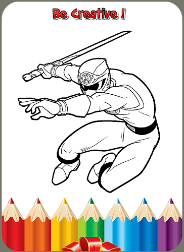 How To Color Power Rangers 2截图3