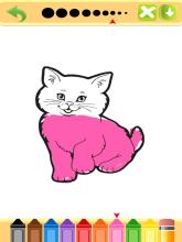 Cat Kitty Coloring Book Games for Kids截图3