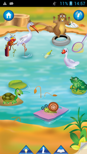 Animal Pond- Kids Draw & Paint截图2