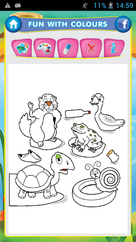 Animal Pond- Kids Draw & Paint截图5