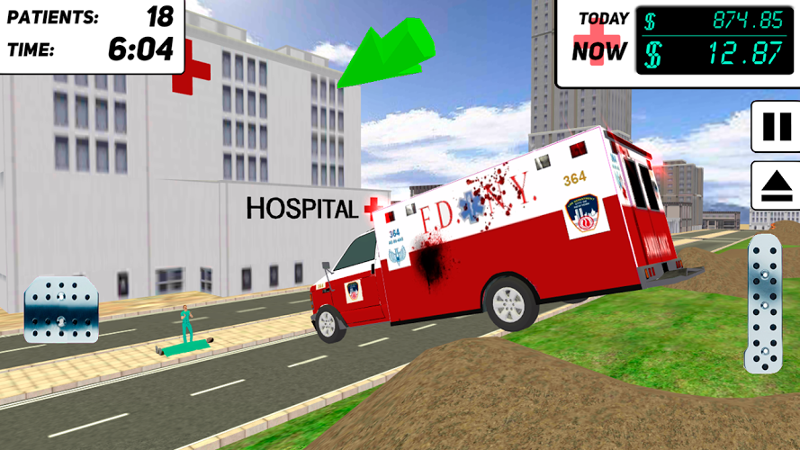 Ambulance Simulator 2014 3D截图5