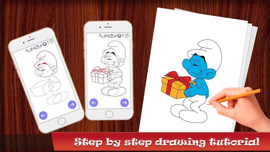 How to Draw Smurfs截图5