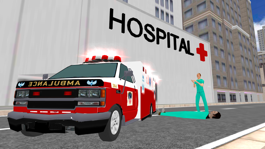 Ambulance Simulator 2014 3D截图4