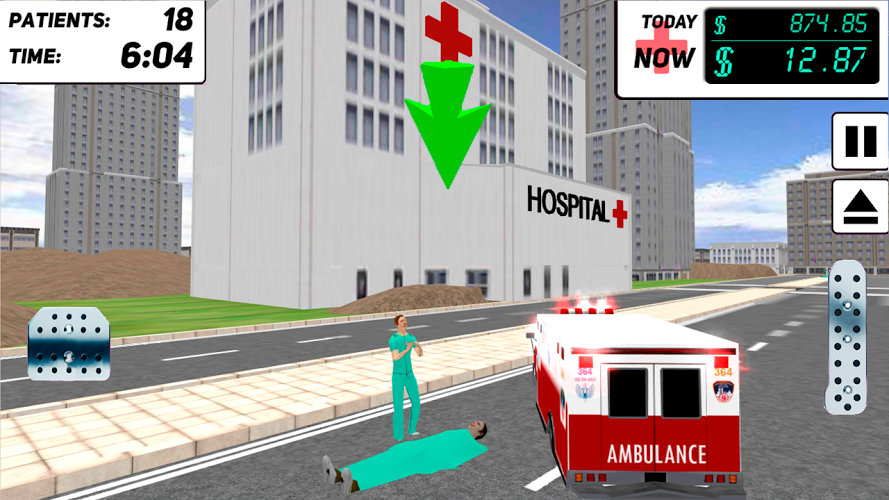 Ambulance Simulator 2014 3D截图3