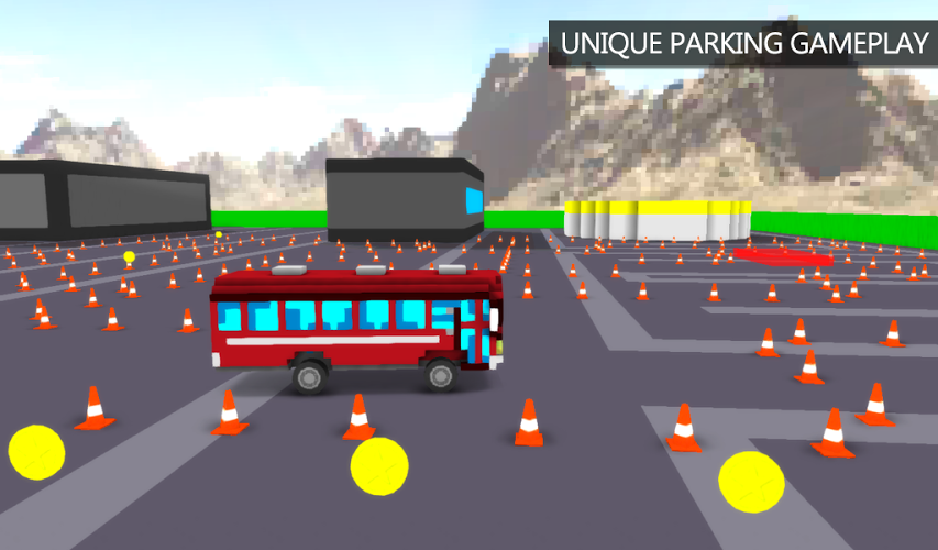 Blocky Bus Parking截图3