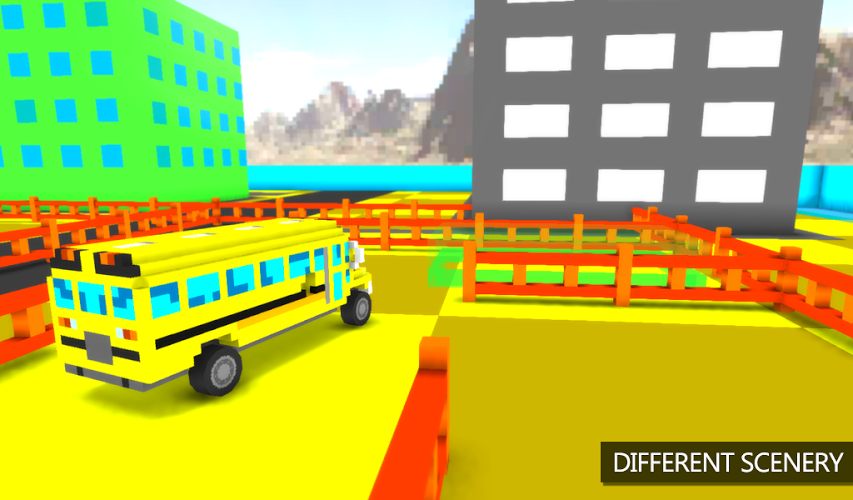 Blocky Bus Parking截图5