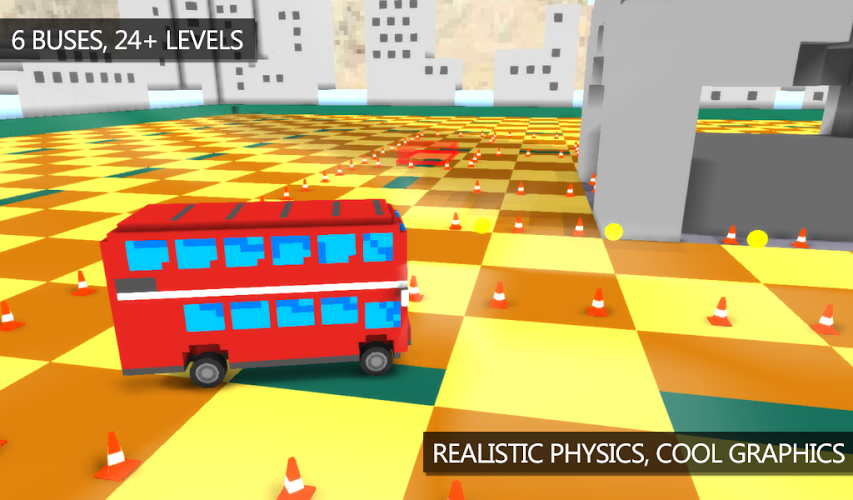 Blocky Bus Parking截图1