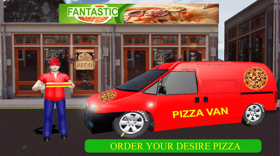 Pizza Delivery Crazy Van 2017截图5