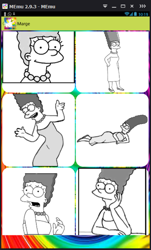 Coloring Game For The Simpsons截图4