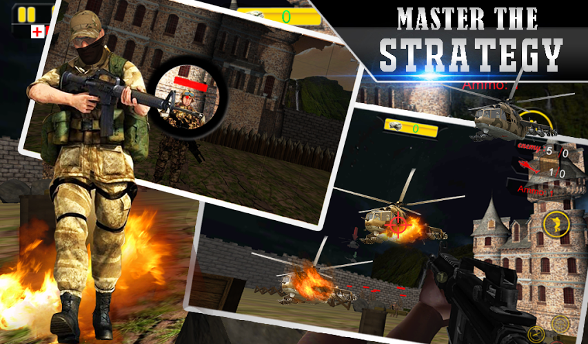 Lone Sniper Army Shooter 3D截图2