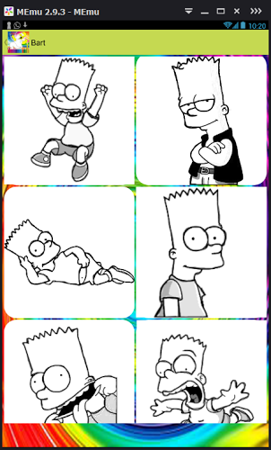 Coloring Game For The Simpsons截图5