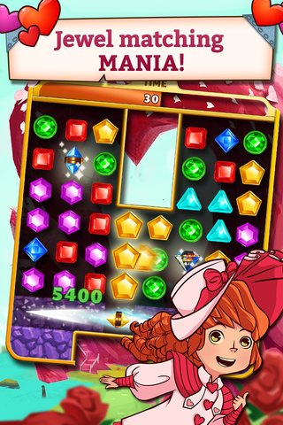 Jewel Mania: Valentine's Day截图2