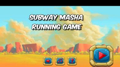 Subway Masha Fun Running Game截图1