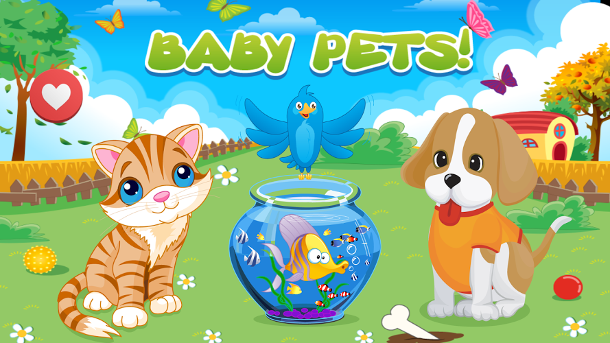 Baby Play & Care Pets Game截图1