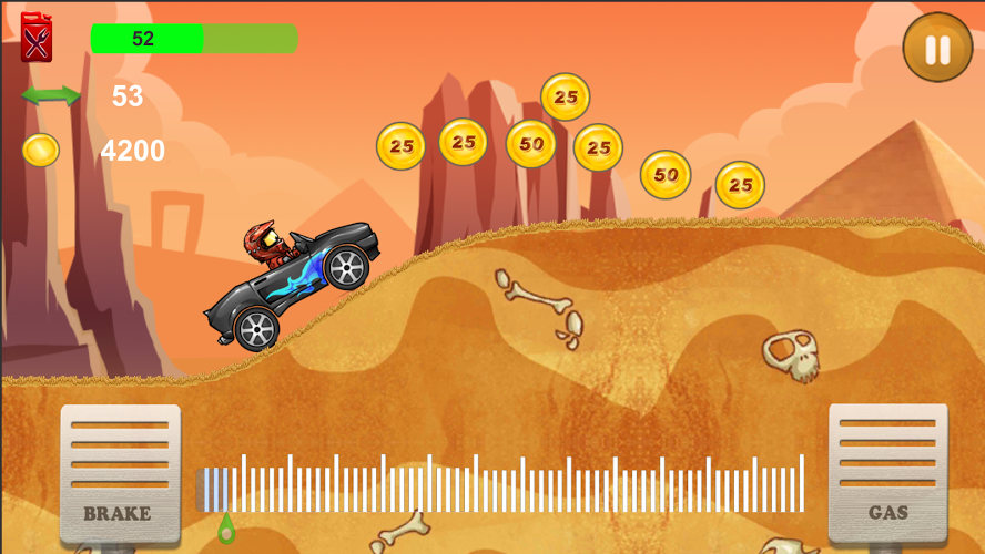 Up hill Car Racing截图1