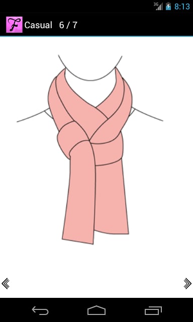 如何领带围巾 How to tie a scarf截图2