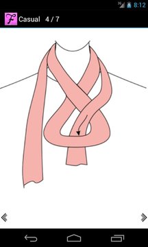 如何领带围巾 How to tie a scarf截图