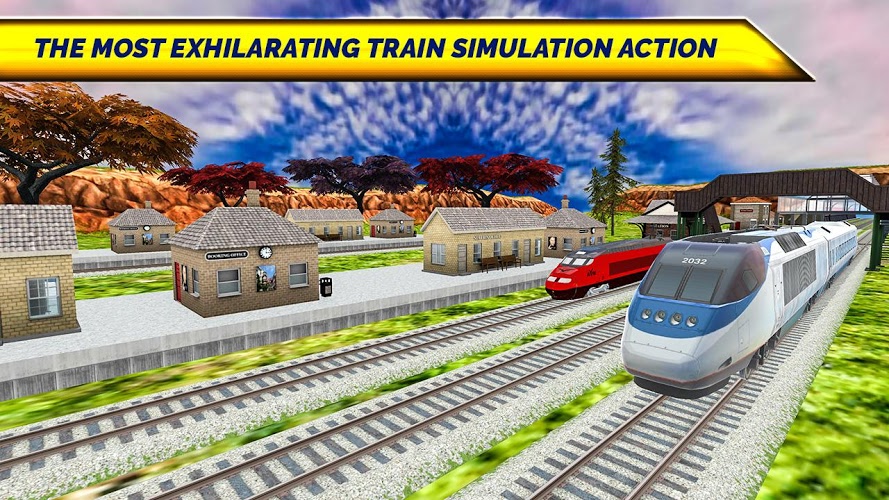 Railway Train Drive Simulator截图1