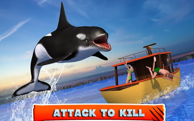 Killer Whale Beach Attack 3D截图1