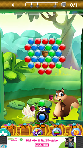 Bubble Shooter Hero Squirrel 2截图5