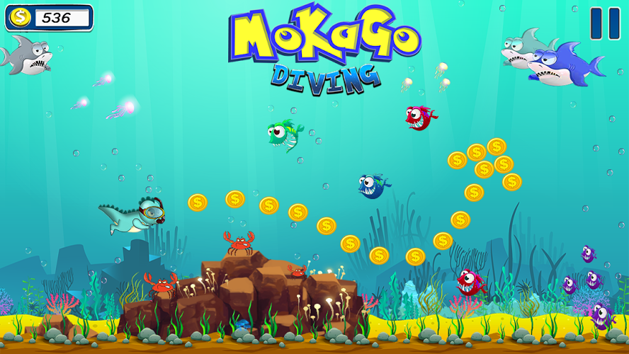 Dinosaur MOKA GO running game截图4