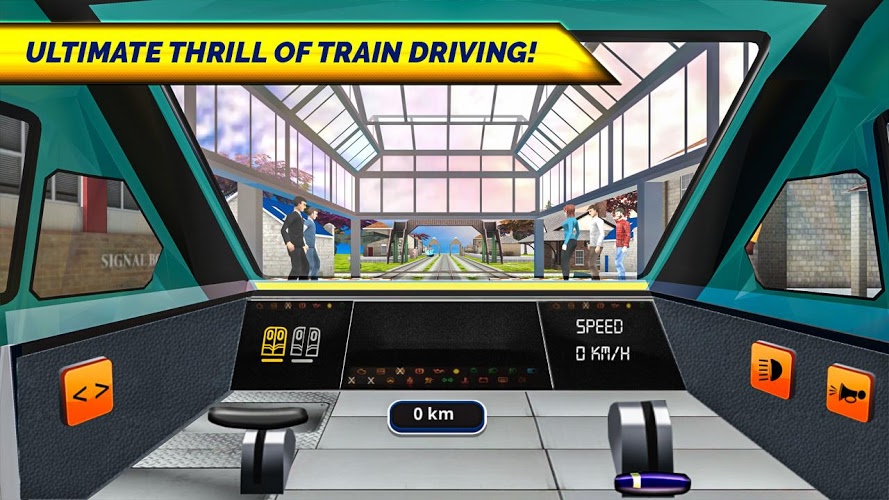 Railway Train Drive Simulator截图3