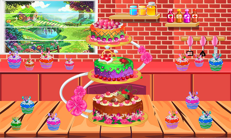 Cake Decoration Cooking Games截图3