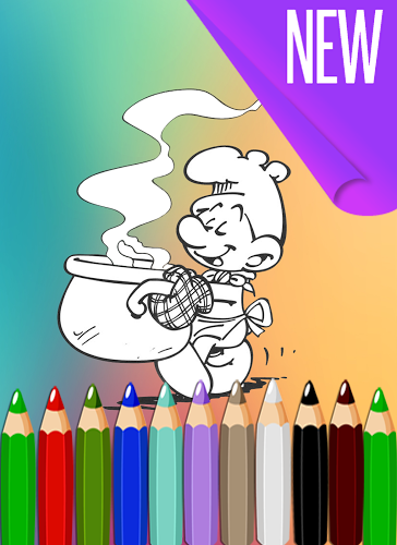 How To Color Smurfs Games截图1