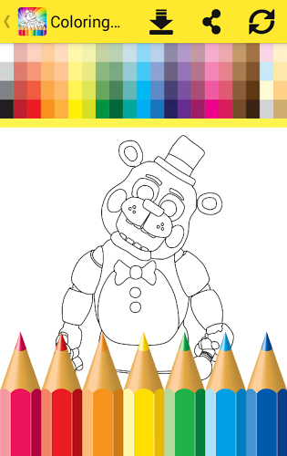 Coloring Game for Five Nights截图1