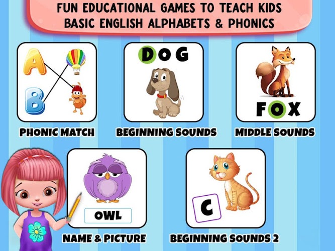 Kids Learn English ABC Phonics截图2